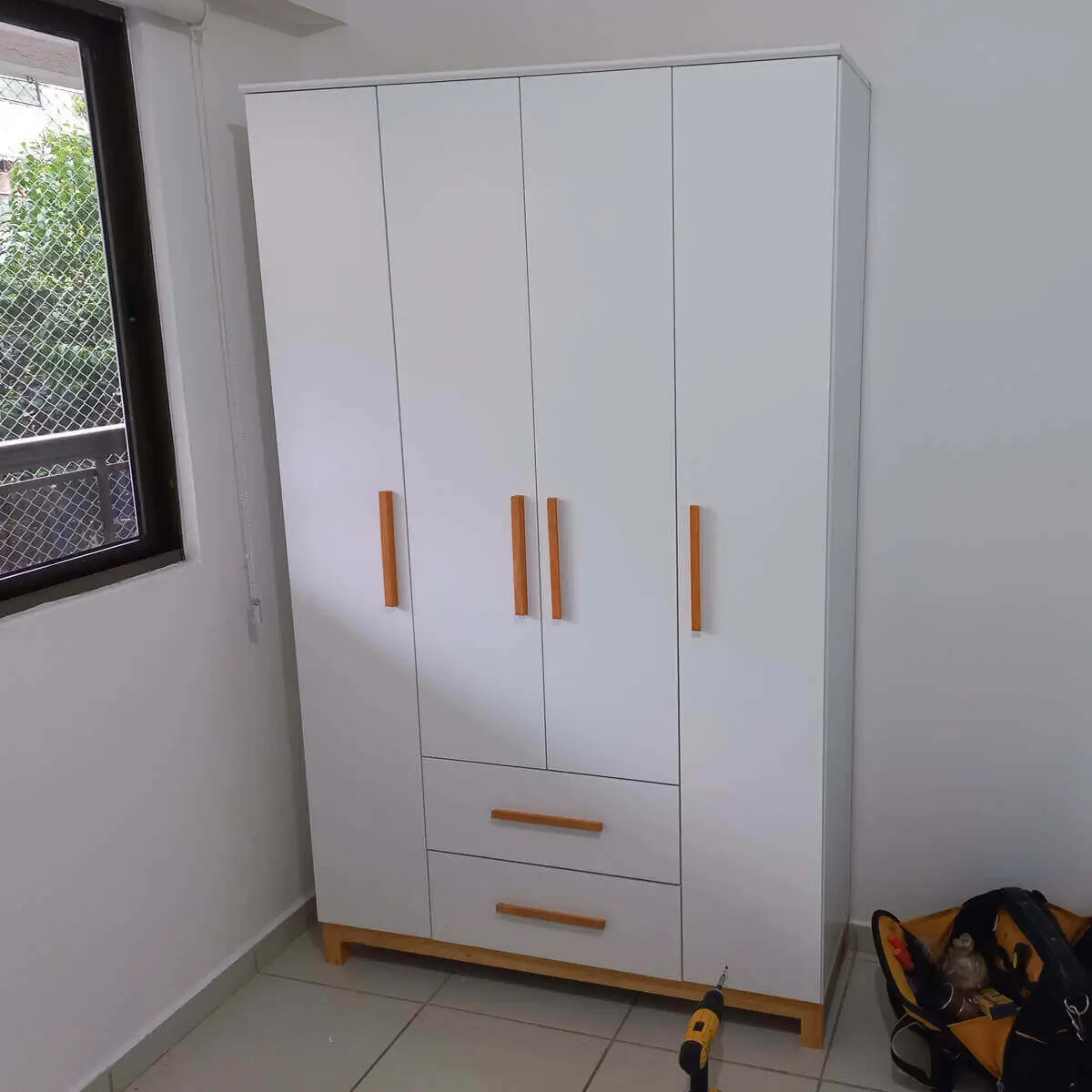 Montagem de guarda-roupa infantil no Grajaú por montador de móveis profissional no Rio de Janeiro