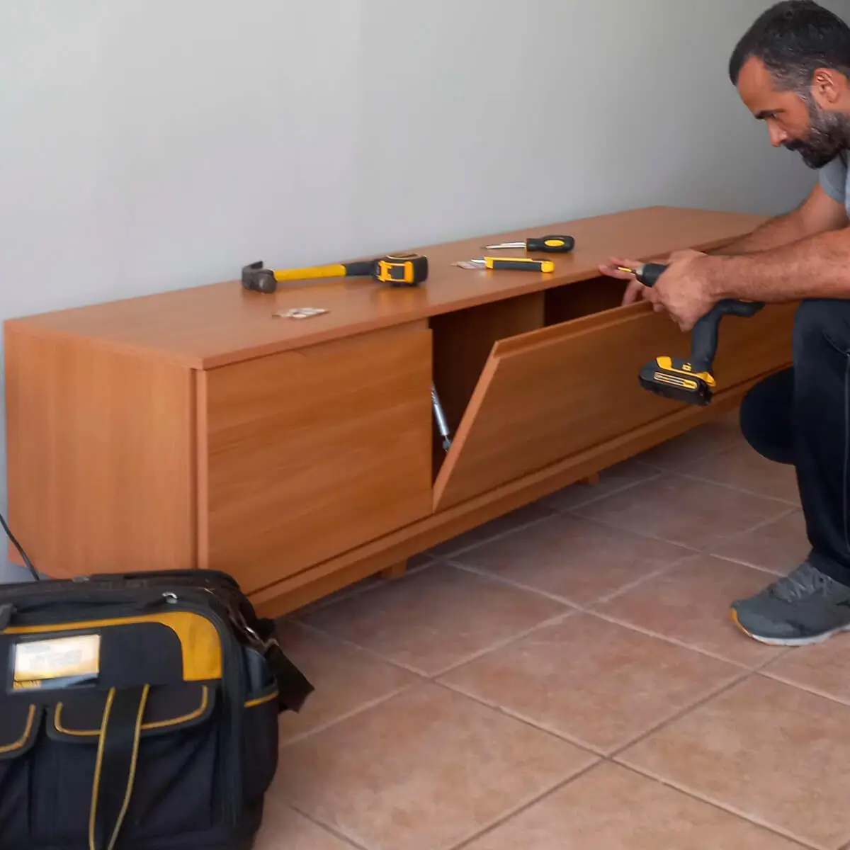 Montagem de rack de sala em Ipanema RJ